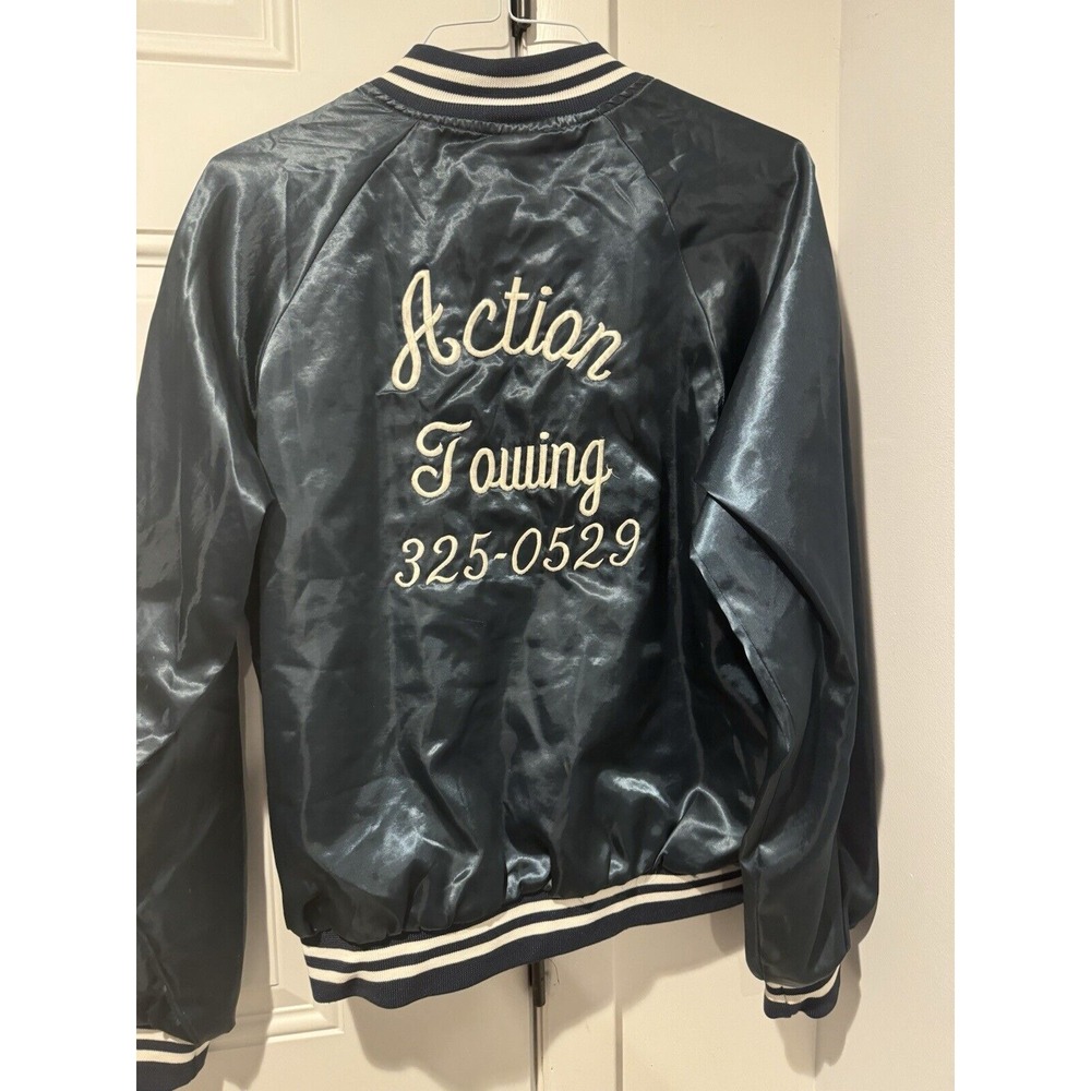 Vintage Hartwell Nylon‎ Jacket Action Towing Stamford Ct 'Peggy' Sz M 80s